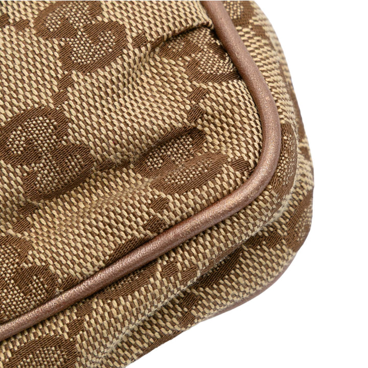 GG Canvas Lovely Crossbody Brown - Gaby Paris