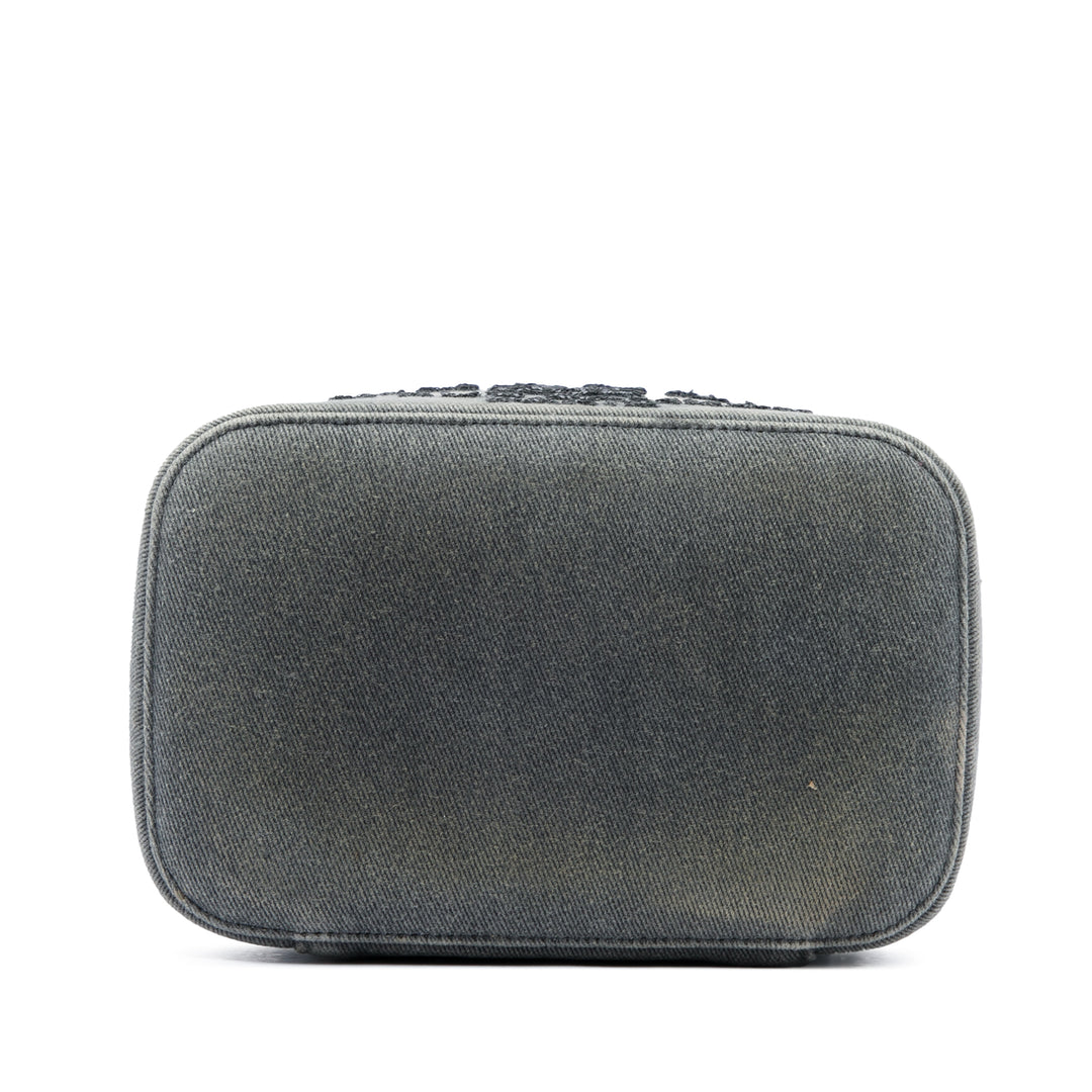 Chanel Sequins Deauville Vanity Jean Gris