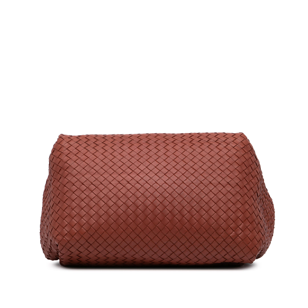 Nappa Intrecciato Parachute Tote Red - Gaby Paris