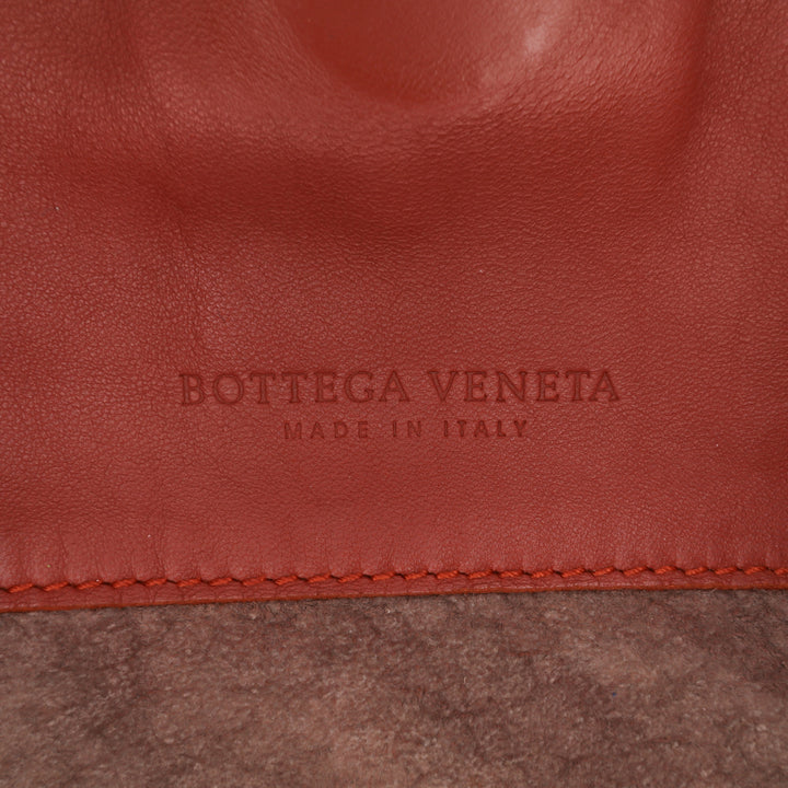 Nappa Intrecciato Parachute Tote Red - Gaby Paris