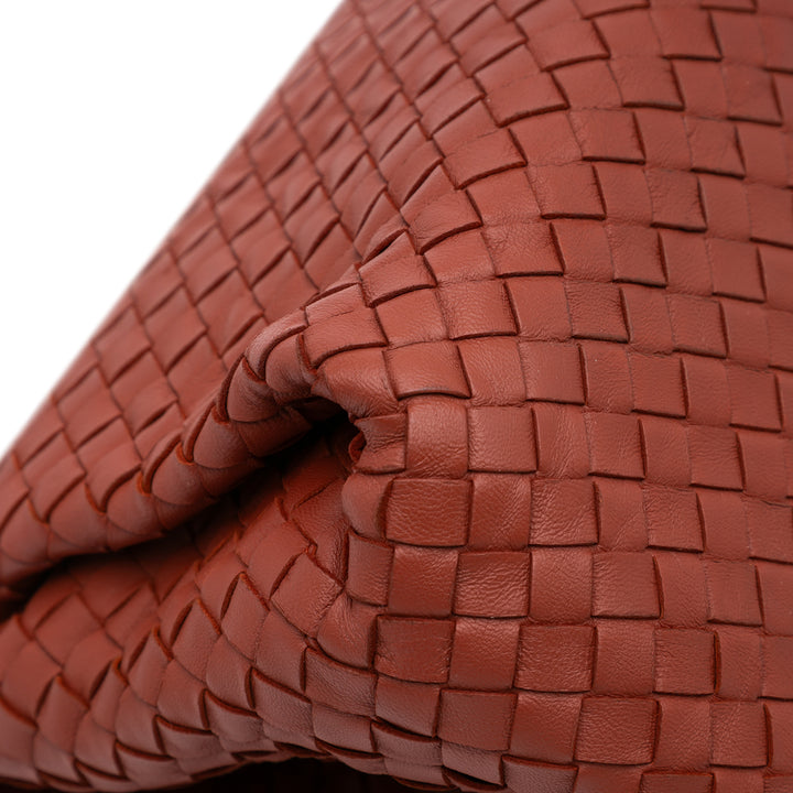 Nappa Intrecciato Parachute Tote Red - Gaby Paris