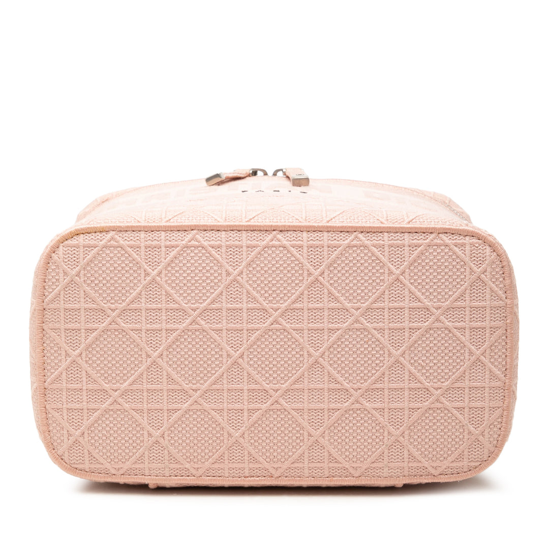Dior Diortravel Cannage D Lite Vanity Rose – vue 3 – GABY PARIS