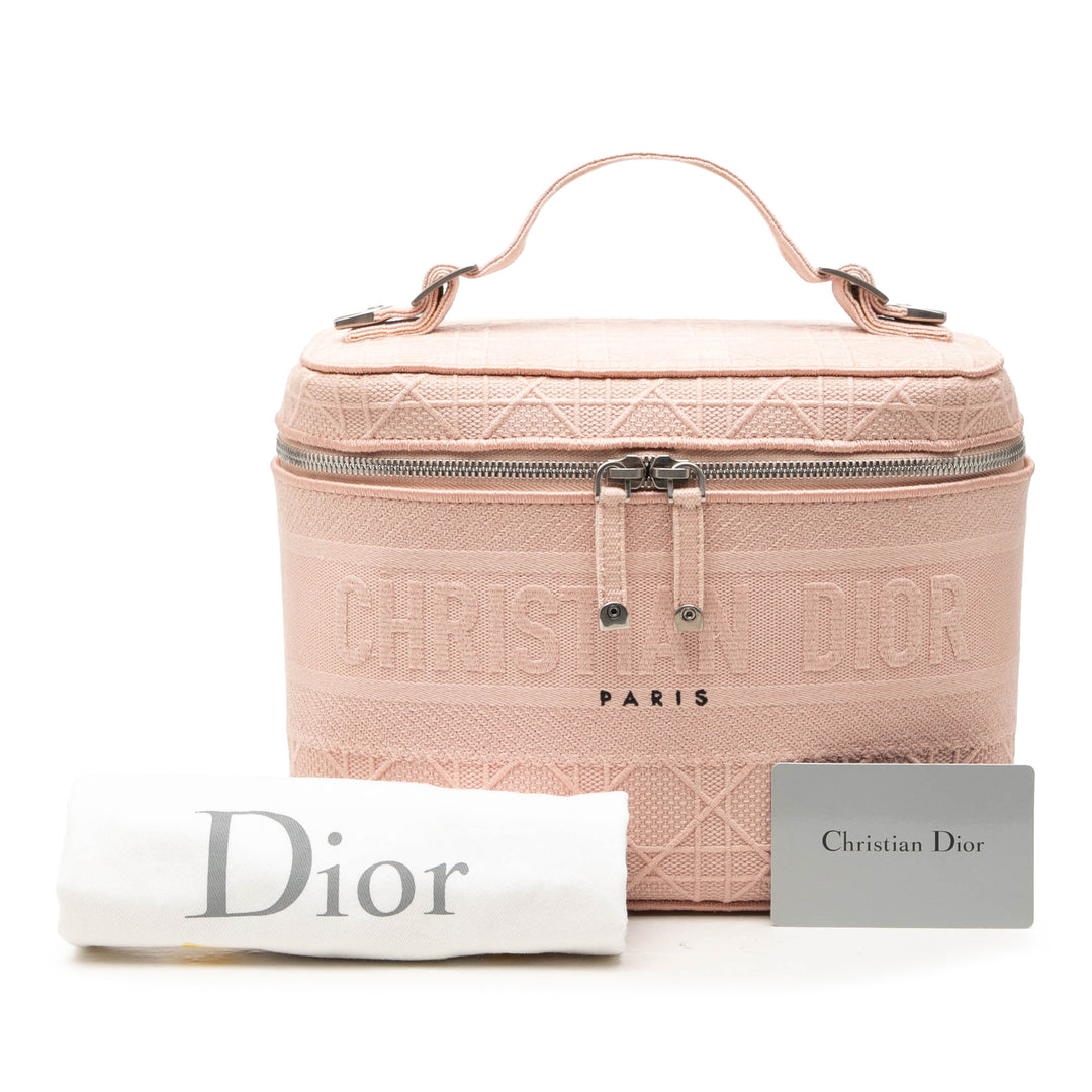 Dior Diortravel Cannage D Lite Vanity Rose – vue 7 – GABY PARIS
