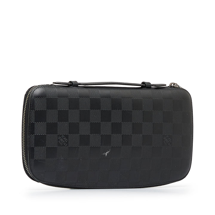 Damier Infini Atoll Organizer XL Black - Gaby Paris