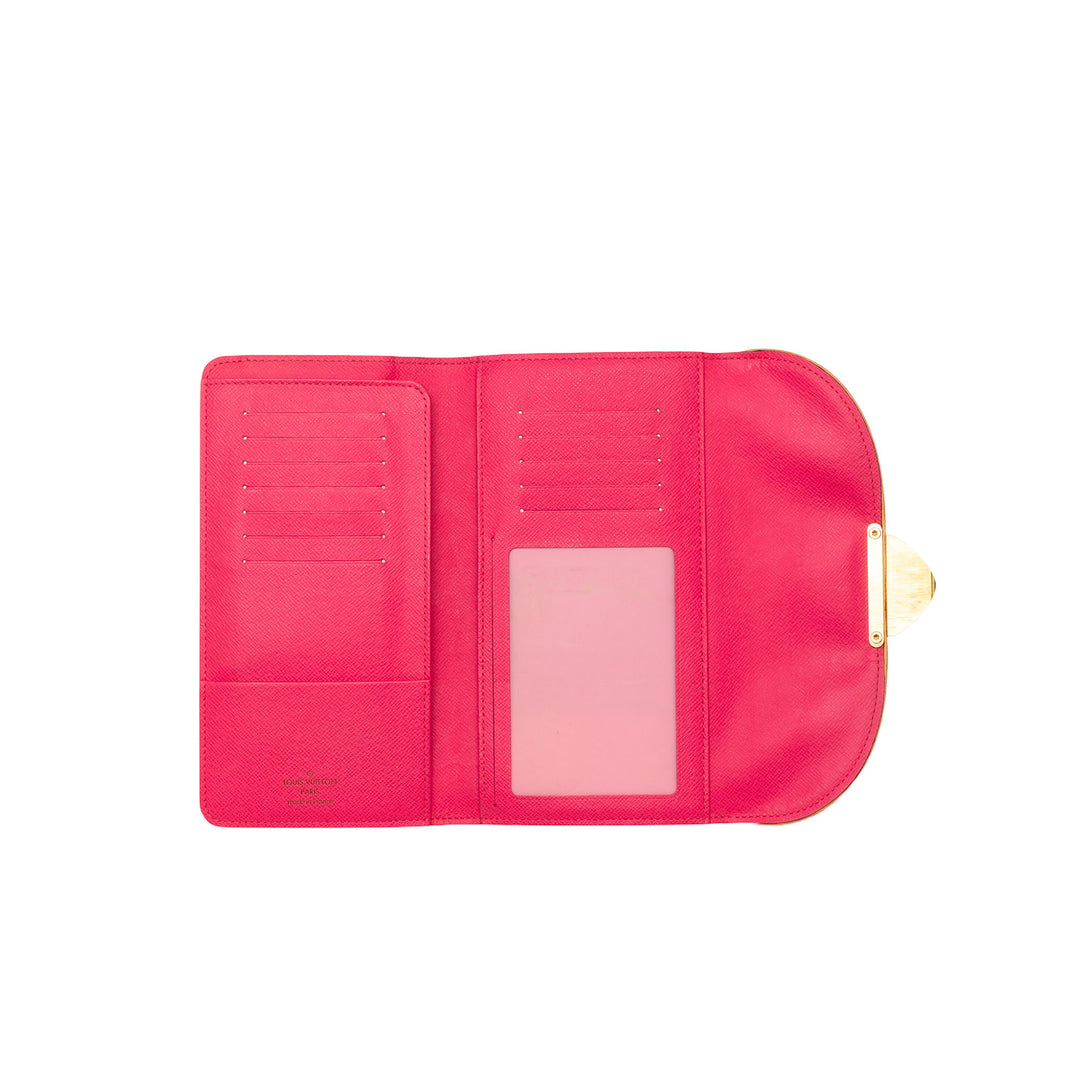 Louis Vuitton Portefeuille Takashi Murakami Eugenie Monogram Multicolore Noir – vue 4 – GABY PARIS