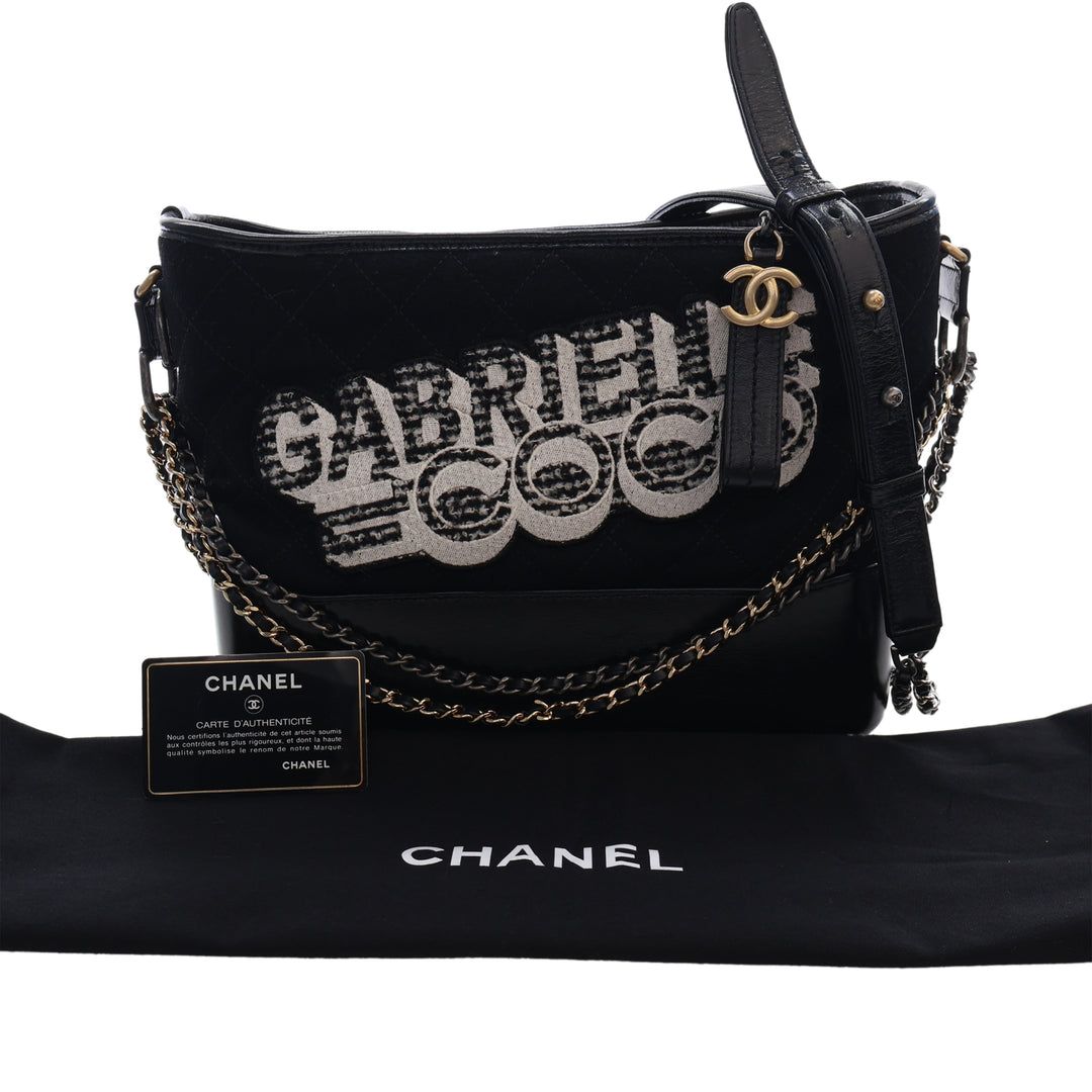 Chanel Medium Laine Coco brodé Gabrielle Hobo