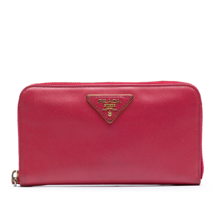 Prada Saffiano Portefeuille long zippé