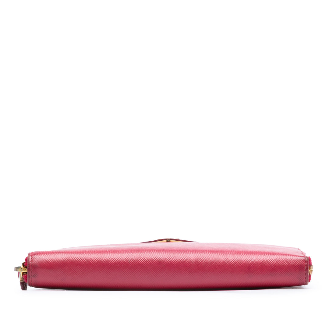 Prada Saffiano Portefeuille long zippé