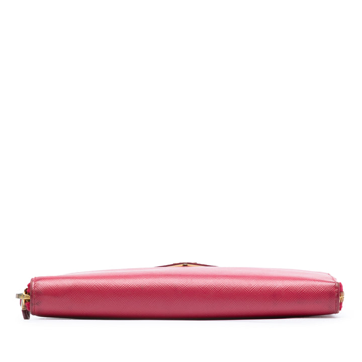 Prada Saffiano Portefeuille long zippé