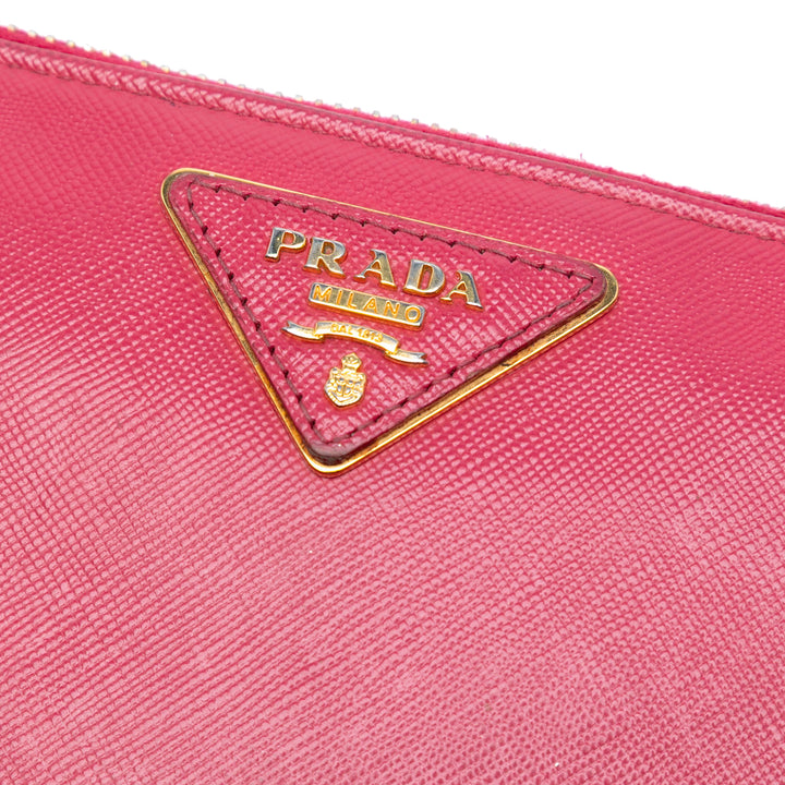 Prada Saffiano Portefeuille long zippé