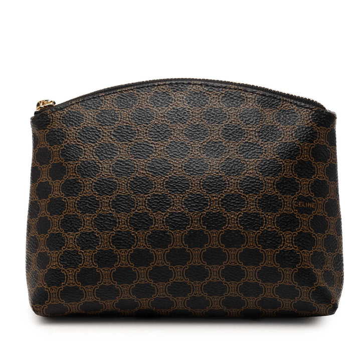 Macadam Pochette Toile enduite Noir