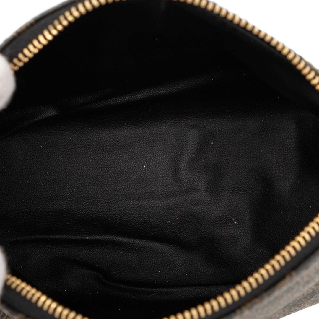 Macadam Pochette Toile enduite Noir