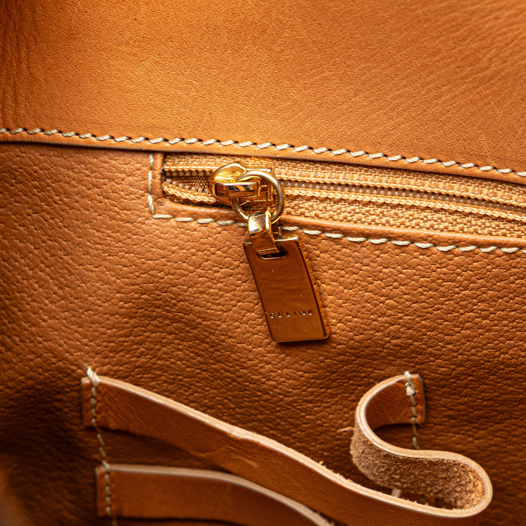 Macadam Coated Canvas Tote Brown - Gaby Paris