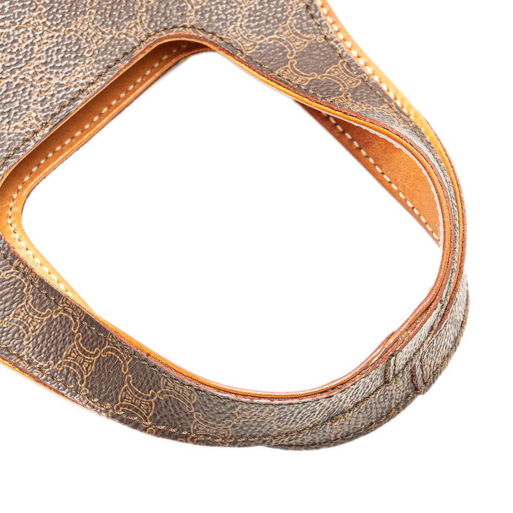 Macadam Coated Canvas Tote Brown - Gaby Paris