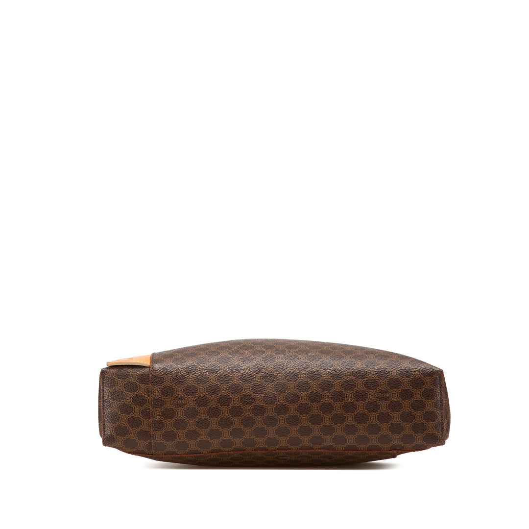 Macadam Coated Canvas Tote Brown - Gaby Paris