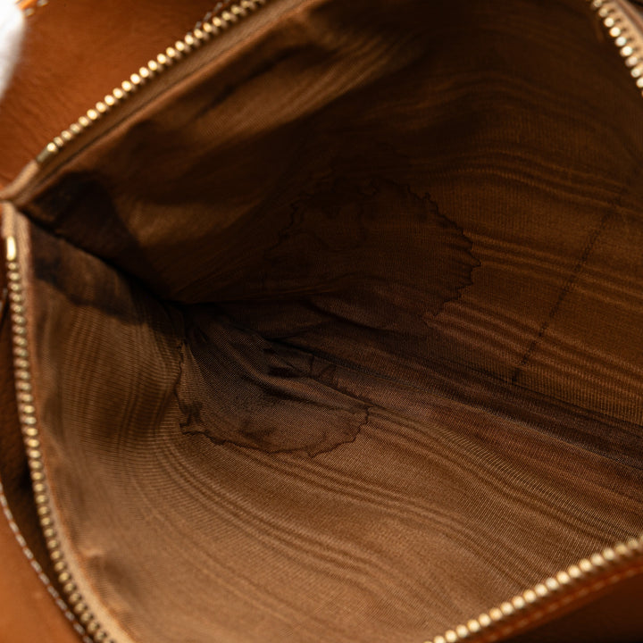 Macadam Coated Canvas Tote Brown - Gaby Paris