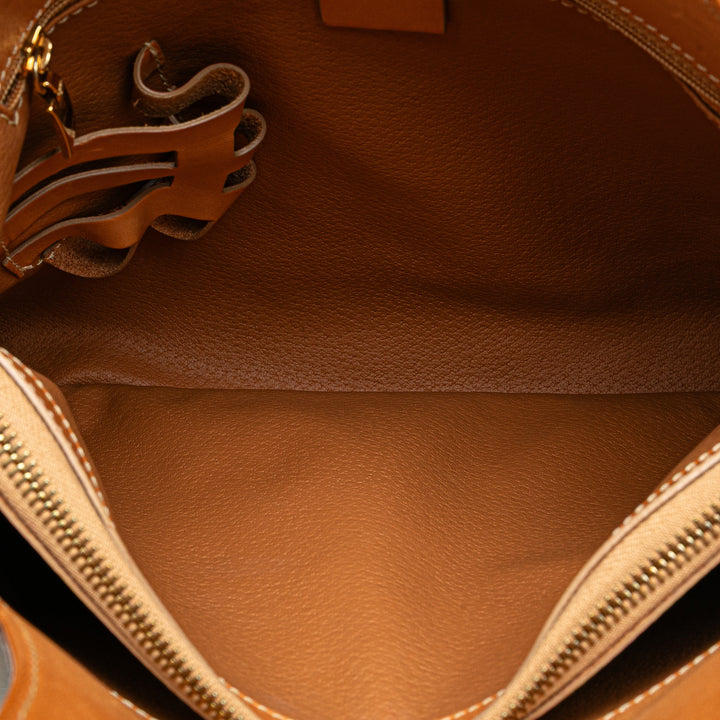 Macadam Coated Canvas Tote Brown - Gaby Paris
