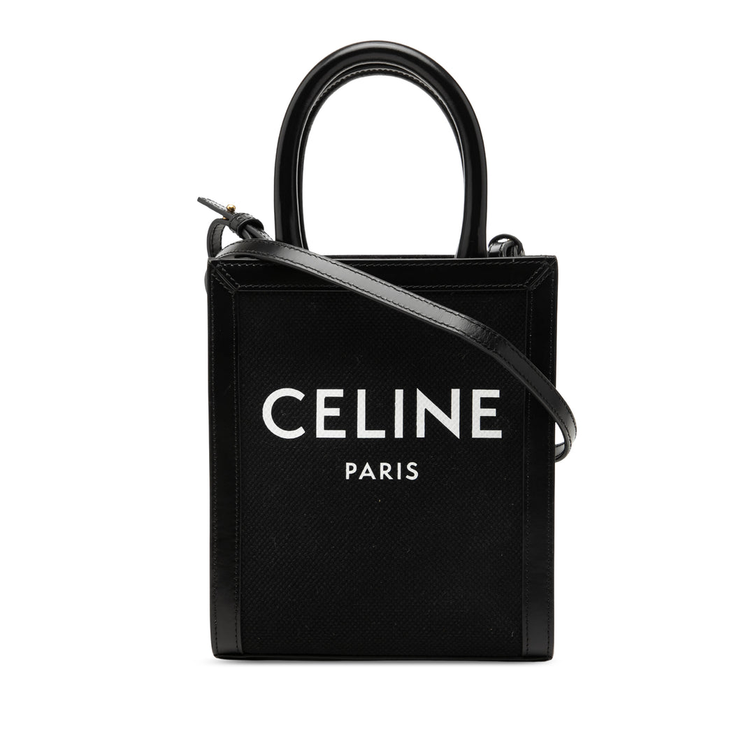 Celine Mini Toile Cabas vertical Cabas