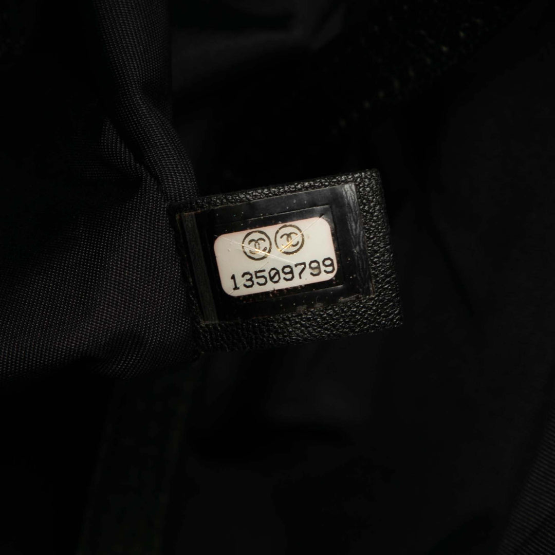Chanel Matelassé Paris Biarritz Cabas Petit Toile enduite