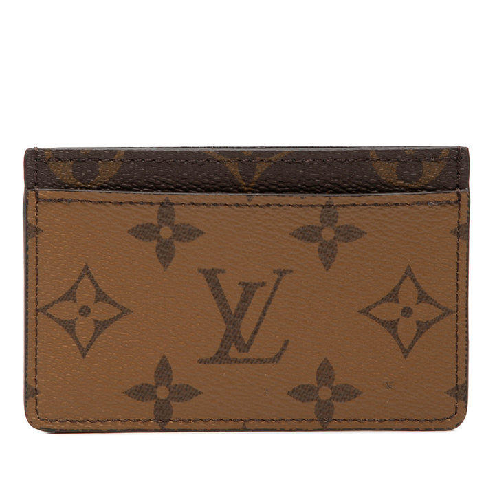 Porte-cartes Monogram Reverse Marron