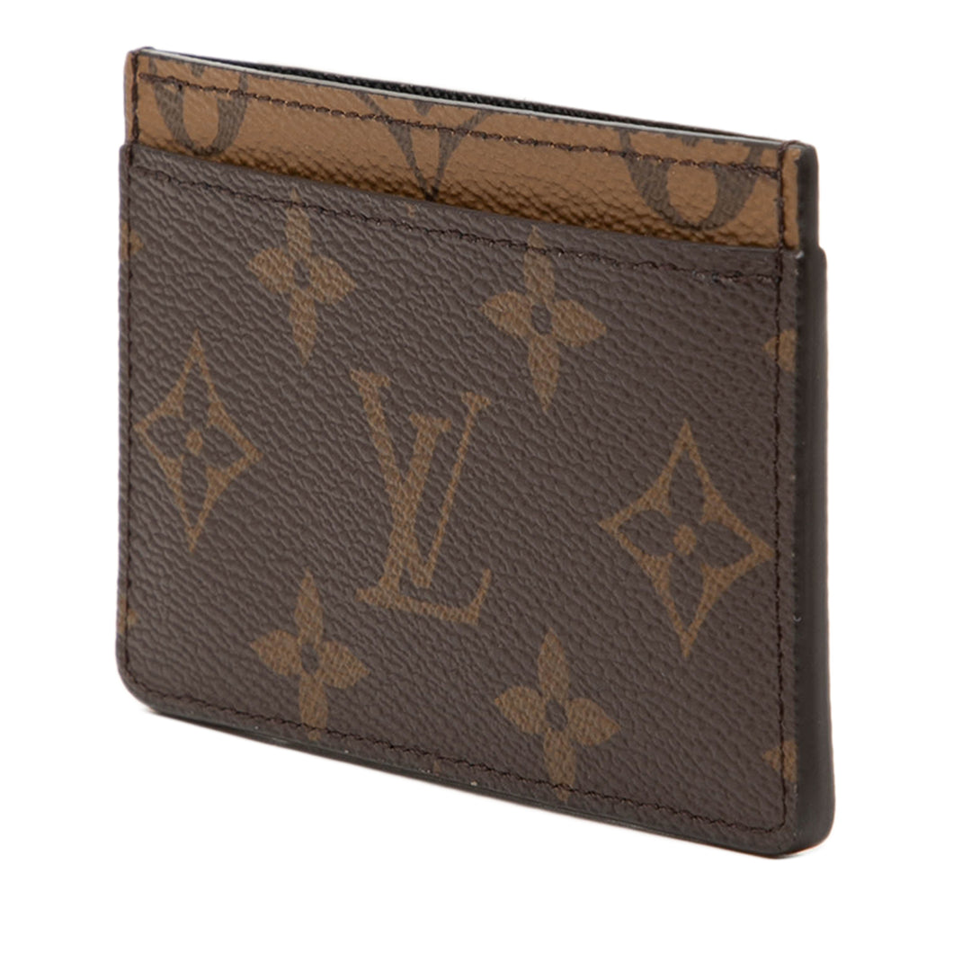 Porte-cartes Monogram Reverse Marron