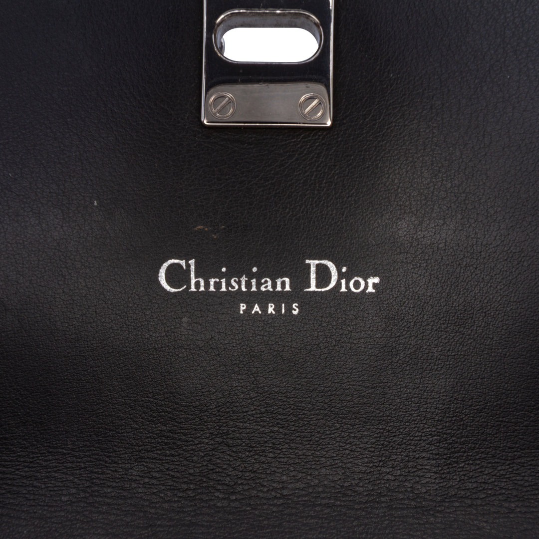 Dior Tricolore Turn Lock Wallet on Chain Noir – vue 5 – GABY PARIS