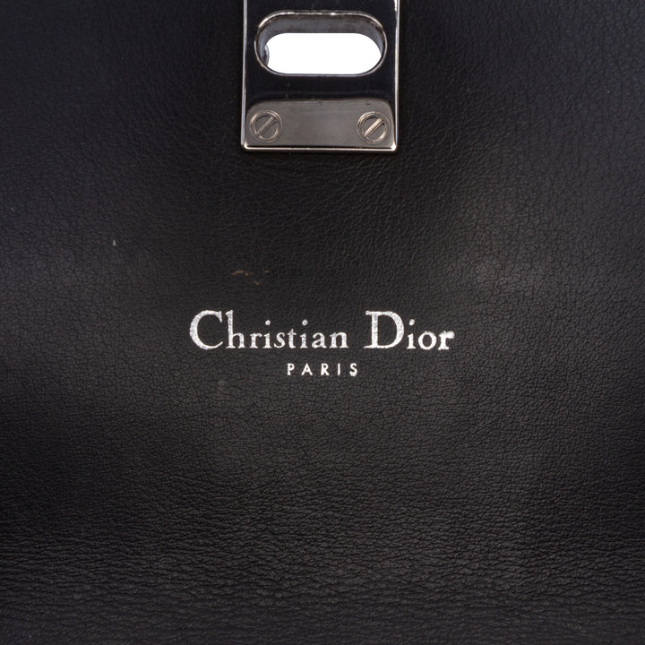 Dior Tricolore Turn Lock Wallet on Chain Noir – vue 5 – GABY PARIS