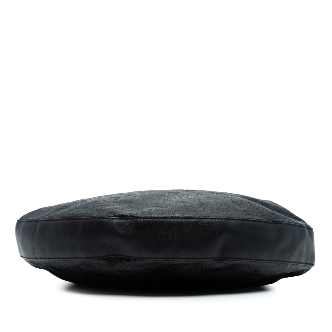 Gucci Guccissima Half Moon Bamboo Bague Hobo