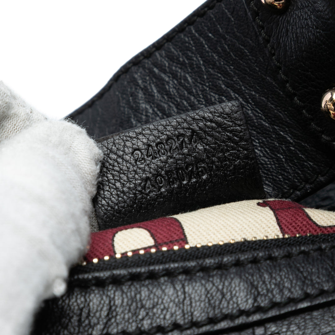 Gucci Guccissima Half Moon Bamboo Bague Hobo