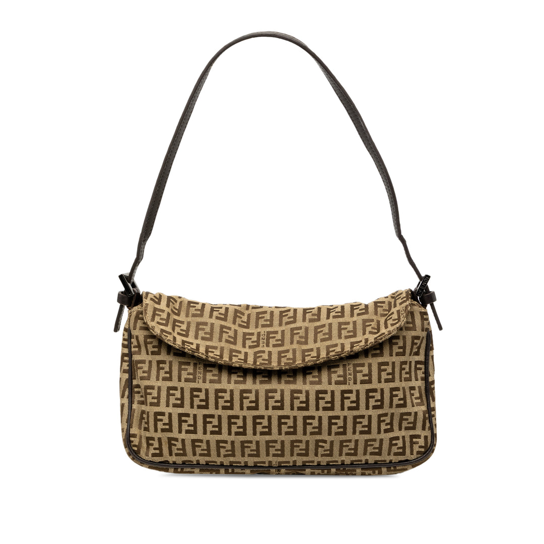 Fendi Zucchino Toile à rabat Pochette