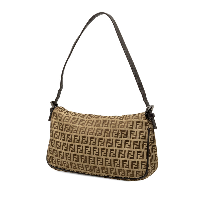 Fendi Zucchino Toile à rabat Pochette