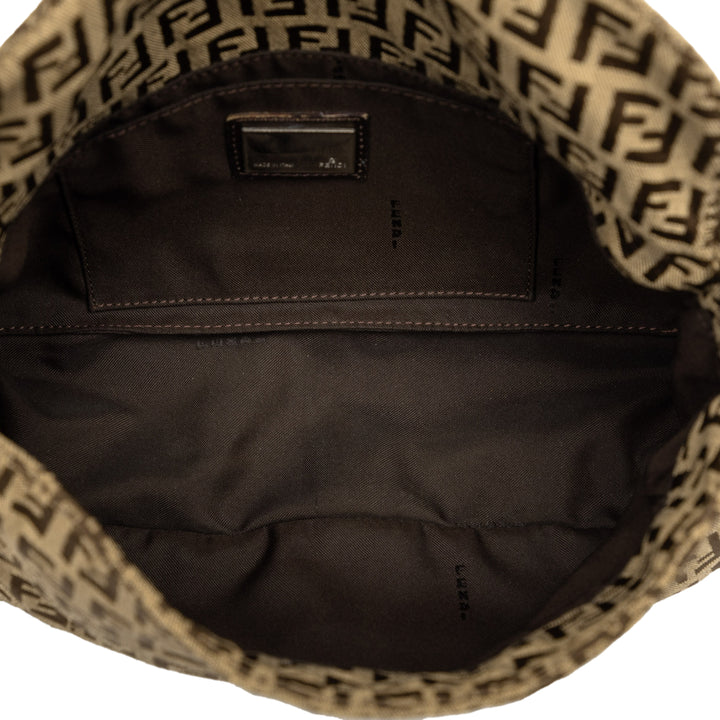 Fendi Zucchino Toile à rabat Pochette