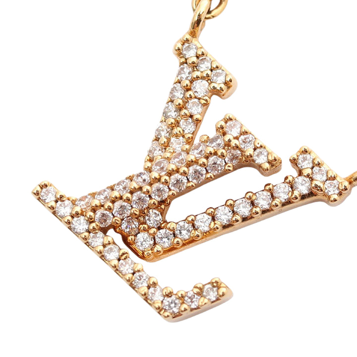 Louis Vuitton plaqué Cristal LV Iconic Collier