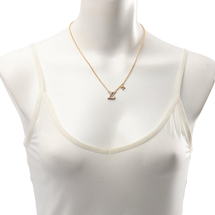 Louis Vuitton plaqué Cristal LV Iconic Collier