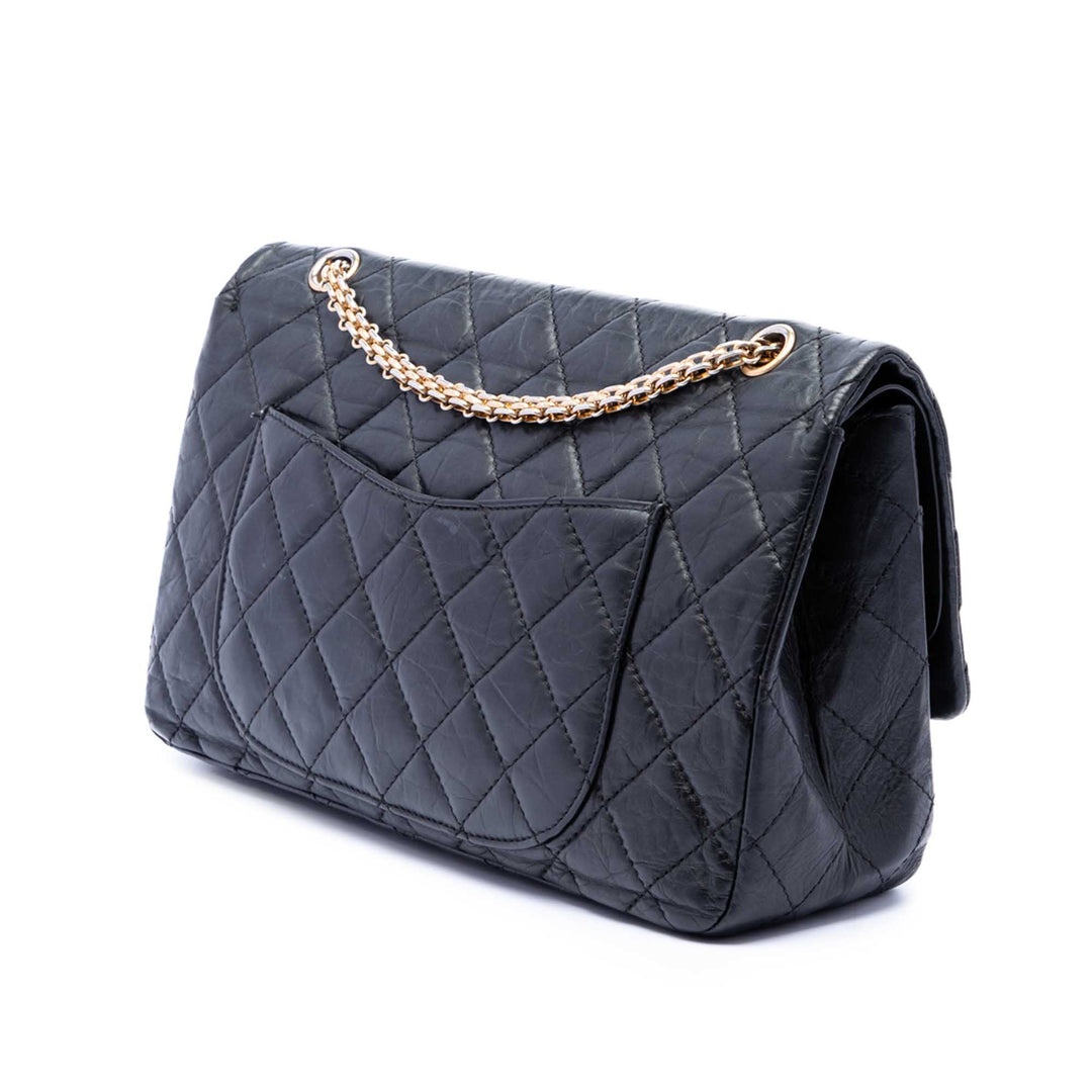 Chanel Matelassé vieilli Cuir de veau Reissue 2.55 Double rabat 227
