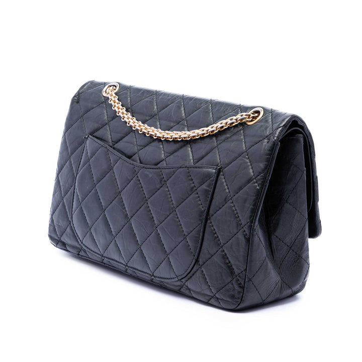 Chanel Matelassé vieilli Cuir de veau Reissue 2.55 Double rabat 227