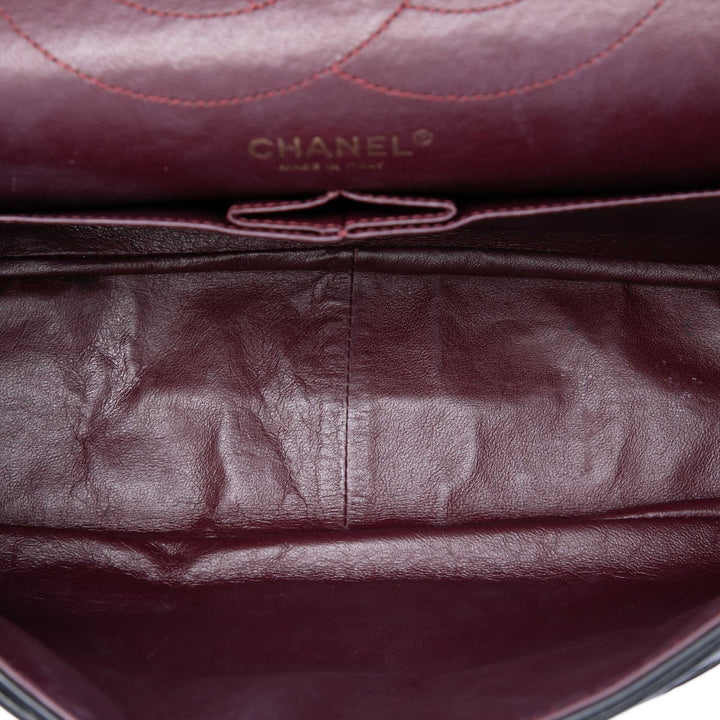 Chanel Matelassé vieilli Cuir de veau Reissue 2.55 Double rabat 227