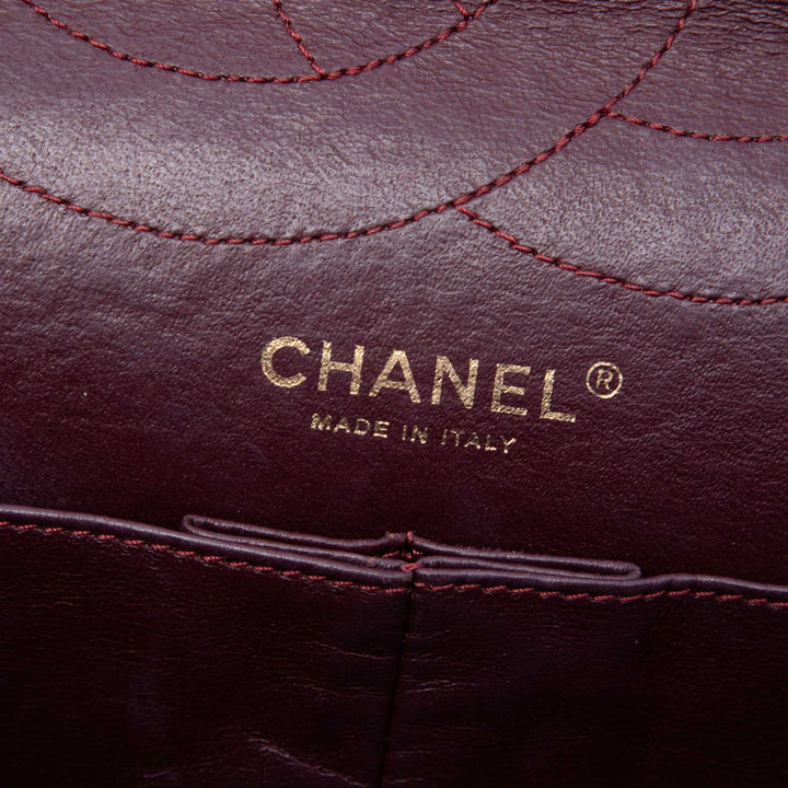 Chanel Matelassé vieilli Cuir de veau Reissue 2.55 Double rabat 227