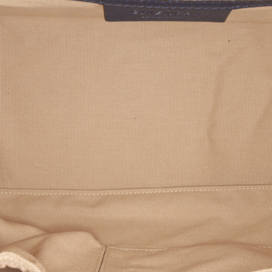 Small Grained Calfskin Antigona Satchel Blue - Gaby Paris
