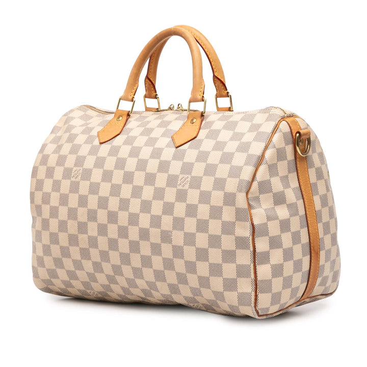 Louis Vuitton Damier Azur Speedy Bandouliere 35