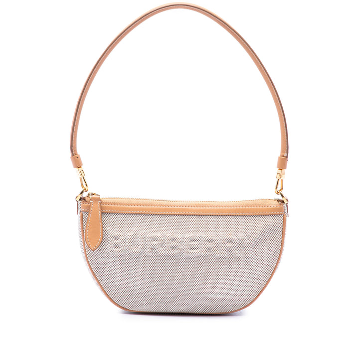 Burberry Sac porté épaule embossé Logo Olympia Mini Marron – vue principale – GABY PARIS