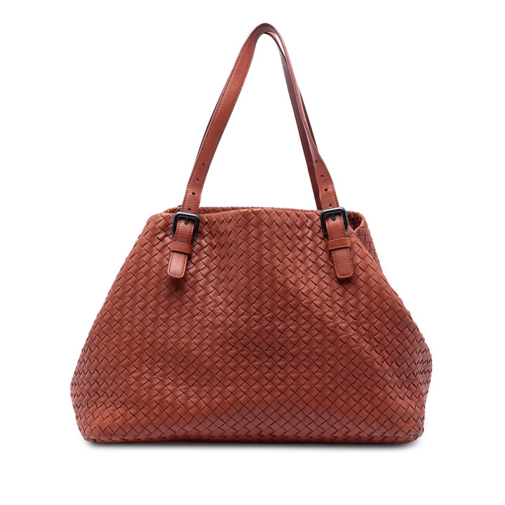 Bottega Veneta Large Nappa Intrecciato Cesta Cabas