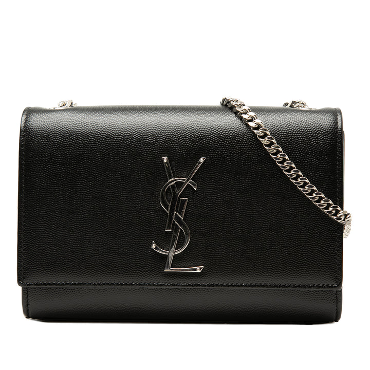 Saint Laurent Small Grain De Poudre Monogram Kate Sac porté croisé