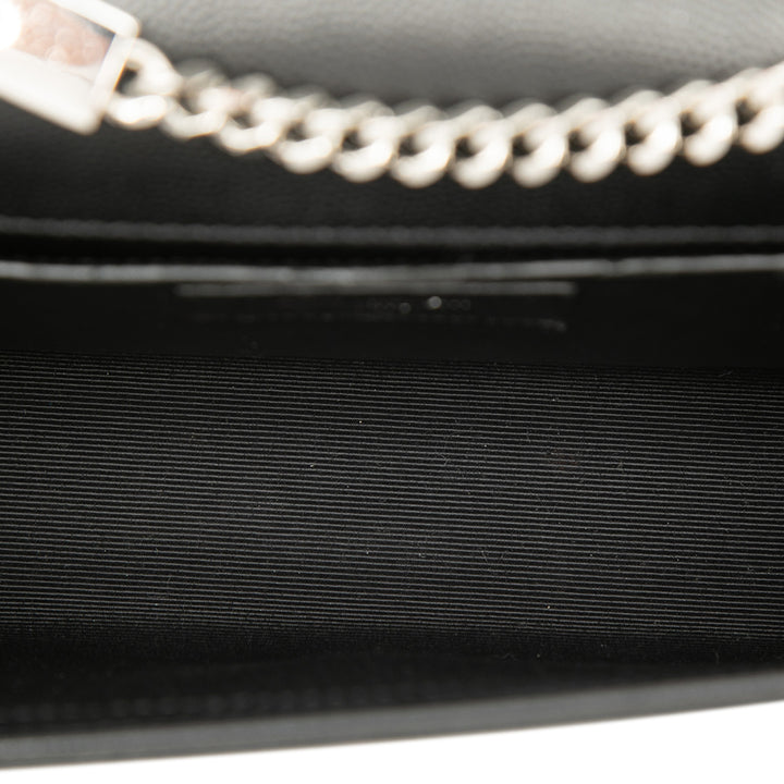 Saint Laurent Small Grain De Poudre Monogram Kate Sac porté croisé