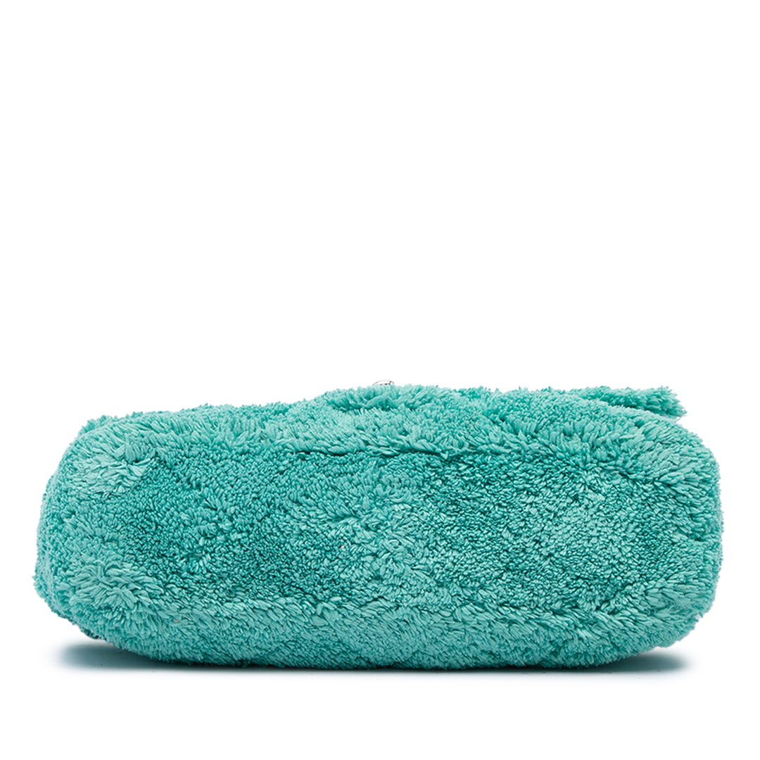 Matelassé Terry Cloth Coco Beach à rabat Moyen Vert