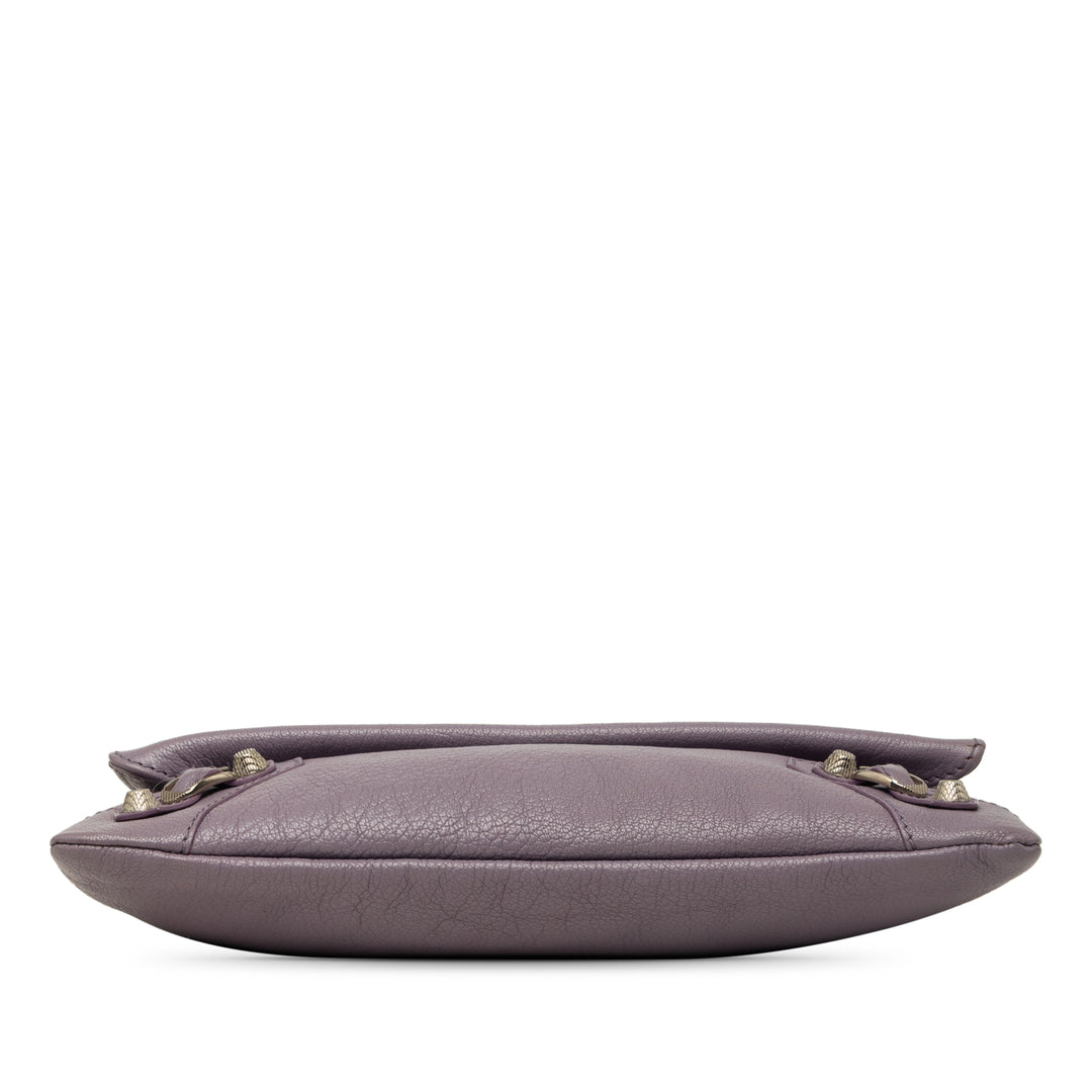 Motocross Giant 12 Enveloppe Pochette Cuir de chèvre Violet