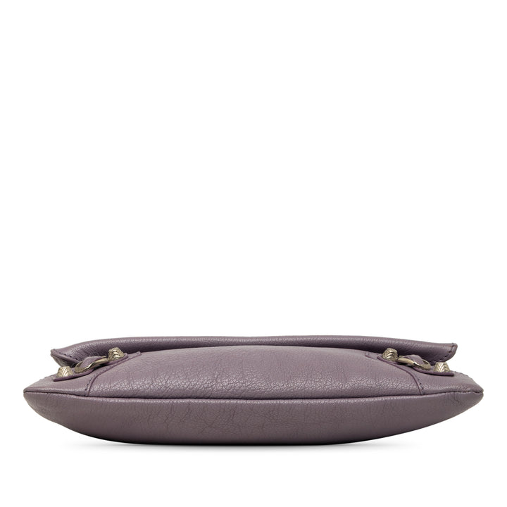 Motocross Giant 12 Enveloppe Pochette Cuir de chèvre Violet