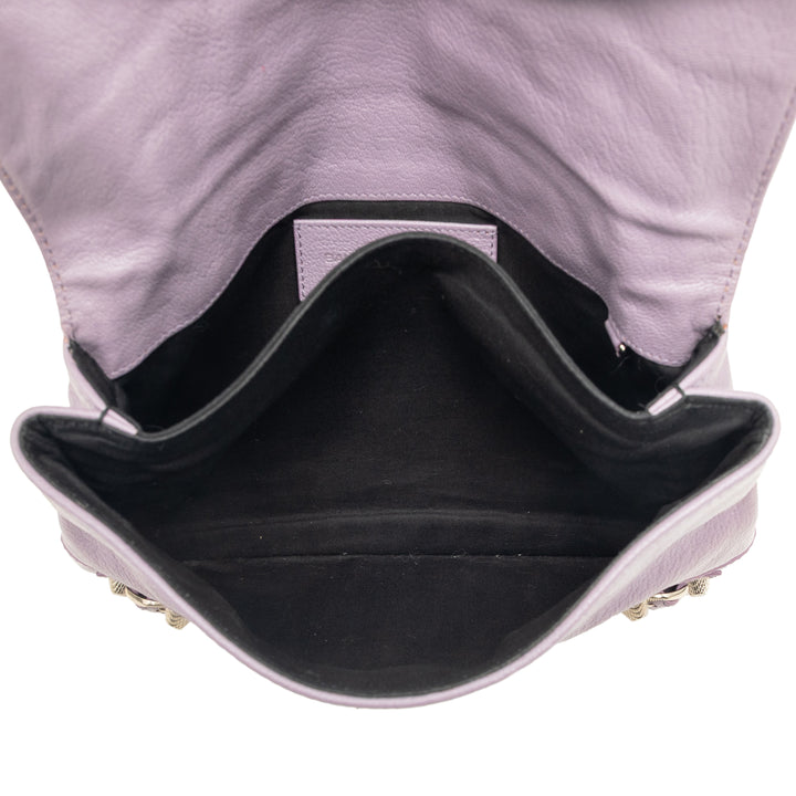 Motocross Giant 12 Enveloppe Pochette Cuir de chèvre Violet