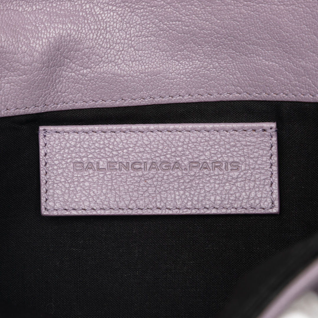 Motocross Giant 12 Enveloppe Pochette Cuir de chèvre Violet