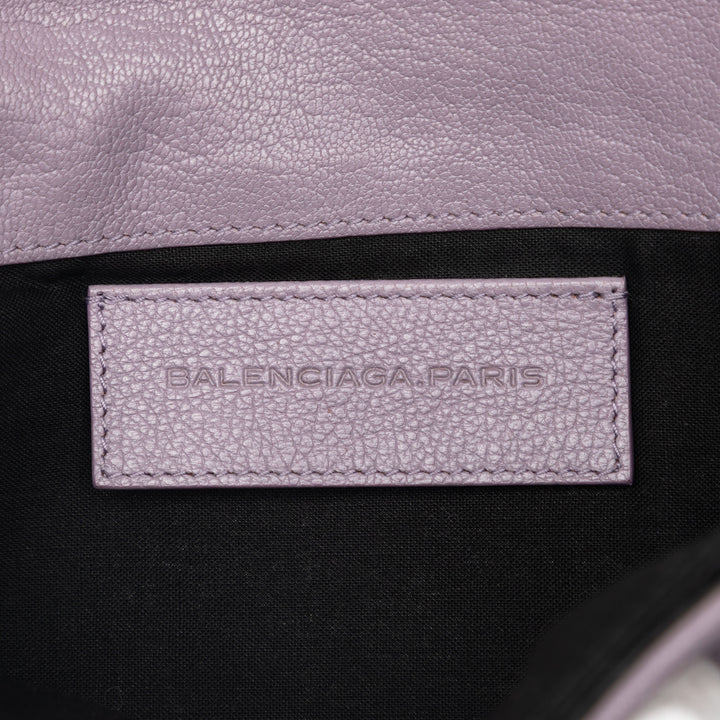 Motocross Giant 12 Enveloppe Pochette Cuir de chèvre Violet